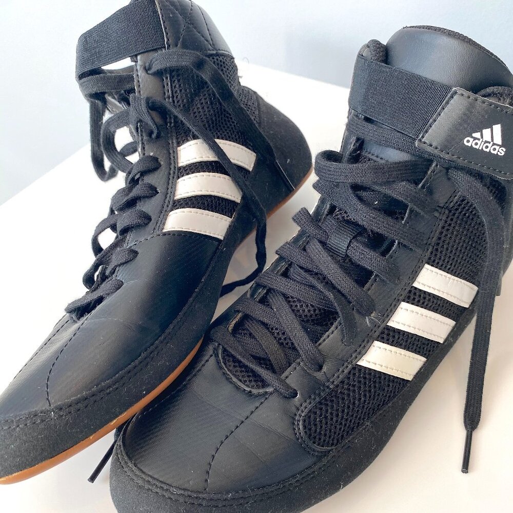 Adidas High-Top Athletic Boxing Shoes